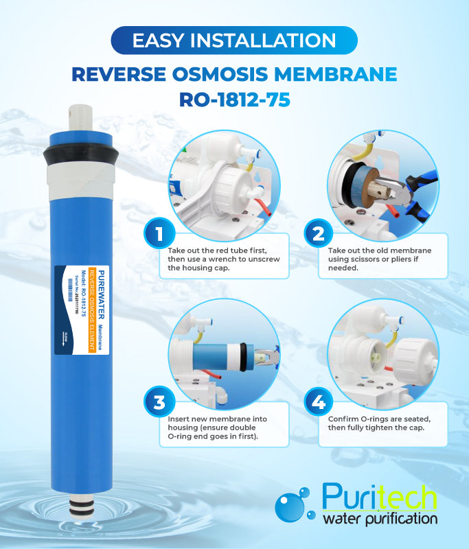75GPD PureWater RO (w/Pump)