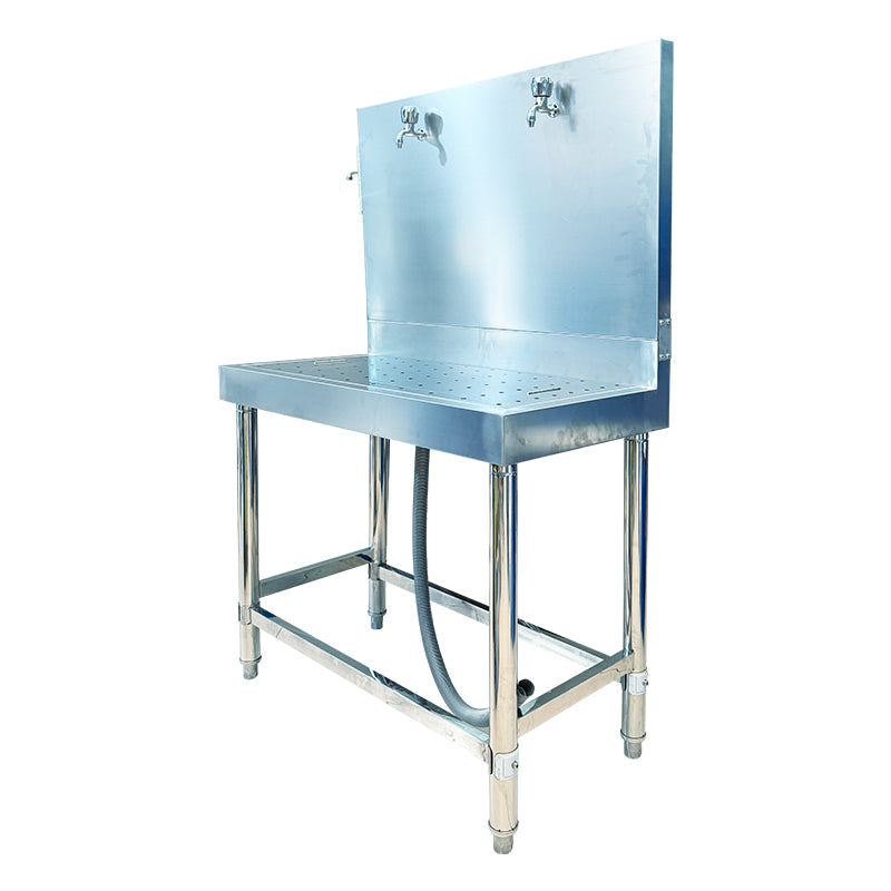 Double Tap Stainless Steel Filling Table