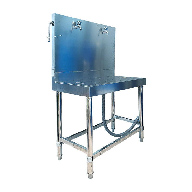Double Tap Stainless Steel Filling Table