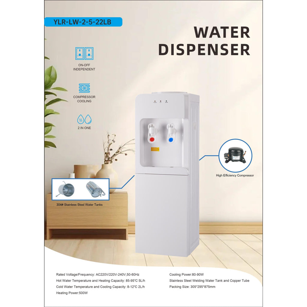 Hot And Cold Floor Standing Water Dispenser YLR-L W-2-5-22LB