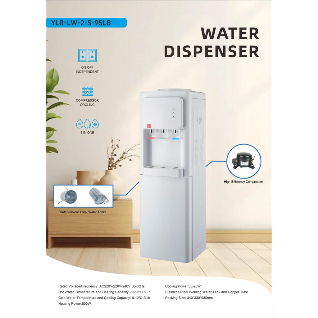 Hot And Cold Floor Standing Water Dispenser YLR-LW-2-5-95LB
