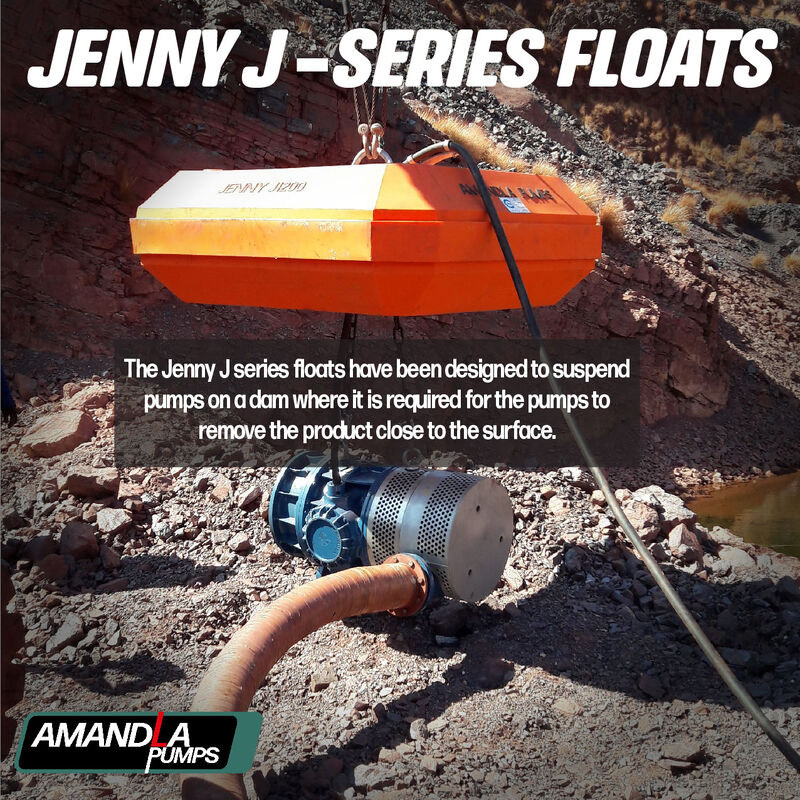 Amandla J1200 Float Assembly suspending a pump