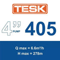 TESK 4SK 405-24 submersible borehole pump — official 405 range image