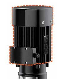TESK 75 kW 525V vertical multistage motor