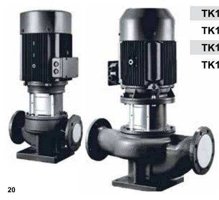 TESK TK150-33/4 inline bare-shaft pump