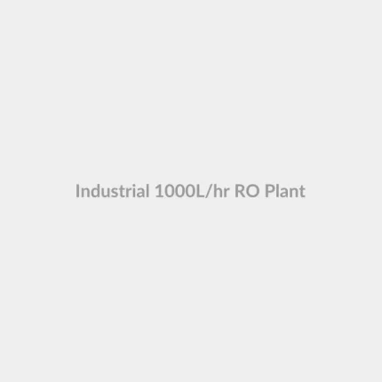 Industrial 1000L/hr RO Plant